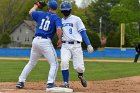 Baseball vs CGA  Wheaton College Baseball vs Coast Guard Academy during game one of the NEWMAC semi-finals playoffs. - (Photo by Keith Nordstrom) : Wheaton, baseball, NEWMAC
